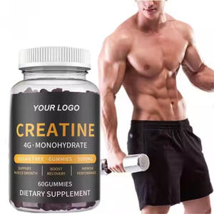 Gomitas de Monohidrato de Creatina a medida de nutrición deportiva de próxima generación, suplementos energéticos previos al entrenamiento para gomitas de culturismo para adultos - Product Image 1