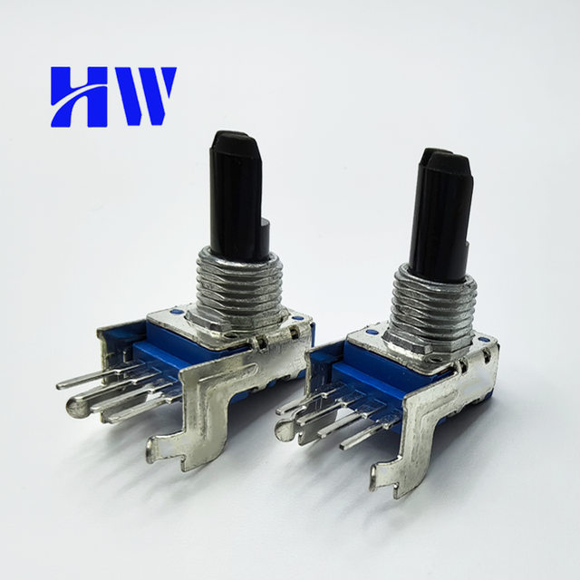 Factory OEM 11mm Vertical Potentiometer Insulation Shaft 4 Pins Linear Rotary A103k B103k Tapped Potentiometer
