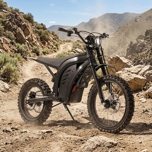 Moto électrique tout-terrain pour adultes 4500W 60V, escalade en montagne, 65 degrés, en alliage d'aluminium, Enduro IPX6 60Nm, Motocross - Product Image 1