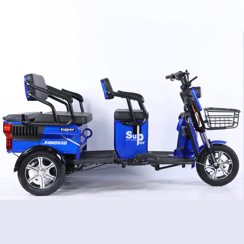 La Chine produit un tricycle CEE tricycle à 3 roues cargo couleurs en stock tricycles électriques pour adultes 3 roues tuk-tuk électrique cargo