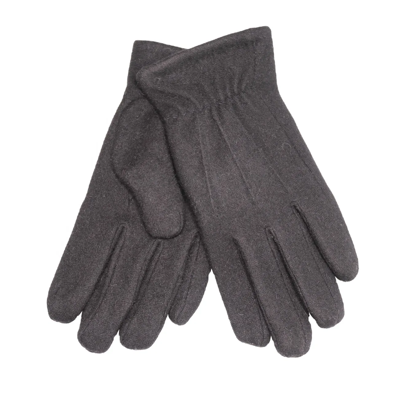 Guantes de lana para hombre, manoplas cálidas para invierno, a la moda, para exteriores, pantalla táctil, baratas, con tres rayas