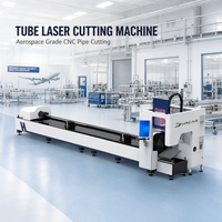 Coupe-tubes laser à fibre CNC avec réglage flexible du mandrin, compatible avec plusieurs diamètres de tubes pour la découpe de profilés métalliques