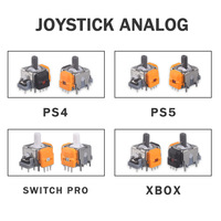 Joystick de jeu ABS réglable haute précision à capteur Hall électromagnétique pour accessoires de réparation PS5/PS4/XBOX