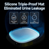 Litière pour chat en gros, bac à litière autonettoyant, toilette pour chat anti-pincement, bac à litière intelligent pour ménages multi-chats