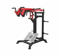 Machine à soulever les mollets debout, robuste, en tube d'acier, à charge par plaques, équipement de musculation Hammer Strength