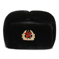 Gorro de Invierno con Orejeras de Piel de Mapache Real, Color Marrón Natural, Gorro de Diseñador con Piel de Zorro Esponjosa para Fiestas, Deportes y Pesca