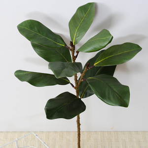 H-892 Decoración para el Hogar, Plantas Artificiales para Acción de Gracias con Hojas de <span class=keywords><strong>Magnolia</strong></span>, Hojas de Césped Verde Artificial, Hojas Artificiales - Product Image 1