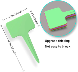 Etiquetas de Plástico para Plantas de 6 Pulgadas, Etiquetas de Jardín en Forma de T, Marcadores de Plantas, Etiquetas de Jardín - Product Image 3