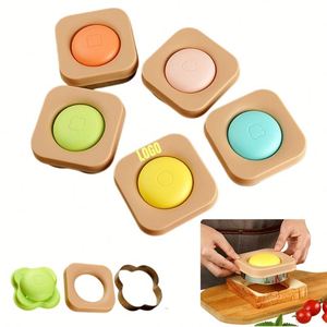 Cortador de Sándwiches de Acero Inoxidable con Logotipo Personalizado, con Cinco Formas a Elegir, para Desayunos, Almuerzos, Loncheras Escolares y de Oficina - Product Image 1