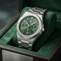 Montre de sport pour homme avec bracelets en silicone et en acier inoxydable, chronographe numérique et option personnalisée, montre à quartz étanche