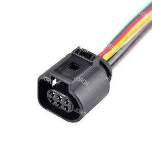 6 पिन निविड़ अंधकार ऑटो तार दोहन कनेक्टर बकवास LSU 4.9 महिला लैम्ब्डा सेंसर कनेक्टर 1J0973713 DJ7062A-1.5-21 - Product Image 1