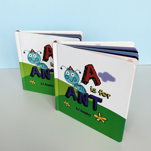 Hard Busy Mini <span class=keywords><strong>ABC</strong></span> Alphabet Surtido Inglés Bebé Boardbook Niños Historia Tablero personalizado Juego de libros Servicio de impresión a pedido - Product Image 4