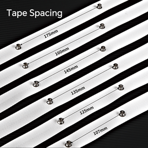 Ruban de rideau flexible S Wave avec clous en acier inoxydable S Ripple Fold Curtain Track WIFI Tape Accessoires de rideau - Product Image 4