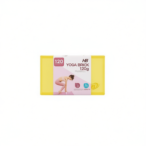 Bloque de Yoga Amarillo Monocromático de 120g, Bloque de Ejercicio de Alta Calidad para Practicantes de Yoga - Product Image 1