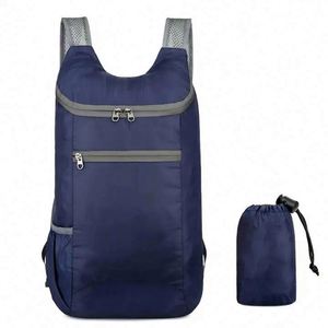 Free Sample expandable gym lightweight waterproof <b>nylon</b> oem kids foldable <b>backpack</b> for students - Product Image 1