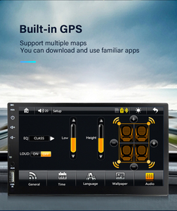 2 DIN đài phát thanh xe 7 "HD 7049b MP5 màn hình cảm ứng stereo đơn vị đứng đầu FM modulator BT gương liên kết xe cho DVD Player với BT gương liên kết - Product Image 5