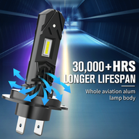 Diseño compacto El mejor kit de conversión de faros LED H7 para automóviles Tamaño pequeño Sin errores Fábrica directamente China