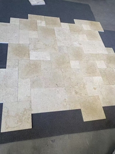 Pavés en <span class=keywords><strong>pierre</strong></span> <span class=keywords><strong>de</strong></span> calcaire beige à motif Versailles naturel pour <span class=keywords><strong>jardin</strong></span> et allée - Product Image 3
