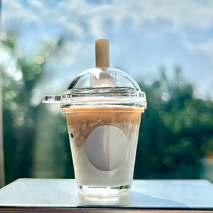 Imán de nevera con diseño de café con leche estilo americano, simulación creativa de bebida fría, pegatina para refrigerador con forma de taza de café - Product Image 4