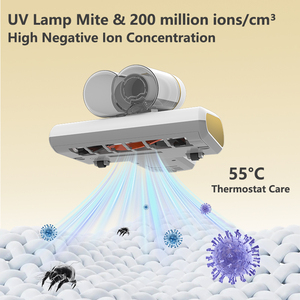 450w Anti-bacterial Dust Mite Mattress <b>Vacuum</b> Cleaner for Bedding, Sofa, and Textiles, Dual Purification UV Light <b>Portable</b> Dust - Product Image 3