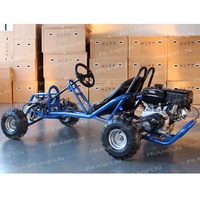 FRANFUN Go-kart à essence pour adultes 270CC, refroidi par air, performance de course, buggy des dunes