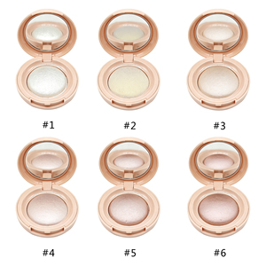 Palette de surligneur cuit 6 couleurs en vrac, haute pigmentation, fournisseur professionnel de maquillage - Product Image 3