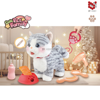 Machine répétitive intelligente pour chat Poupées en peluche pour enfants pour soulager le stress en fourrure