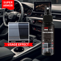 Restaurador de Interiores de Automóviles a Precio de Fábrica, Compatible con OEM, Spray Profesional 2 en 1 para Revestimiento de Cuero y Plástico, No Grasoso, para Detallado Automotriz