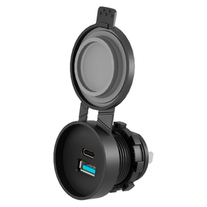 Зарядное устройство для автомобиля с быстрой зарядкой 12-24В, современный дизайн, порт <span class=keywords><strong>USB</strong></span> Type-C, QC3.0, PD3.0, розетка-зарядка - Product Image 2