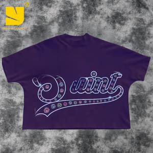 T-shirt da uomo di grandi dimensioni con serigrafia superiore in misto cotone per abbigliamento sportivo e Casual - Product Image 3