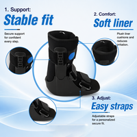 Bottes orthopédiques gonflables Cam Walker pour la marche, respirantes, de protection professionnelle, pour fractures, usage médical