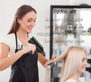 Morden phong cách Máy sấy tóc 2000W có thể gập lại thiết bị gia dụng nhỏ Máy sấy tóc 2025 mạnh mẽ khuếch tán gió chuyên nghiệp Máy sấy tóc - Product Image 4