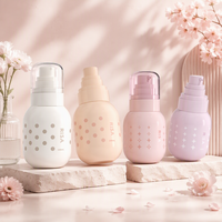 Flacon pulvérisateur 100 ml en PET avec pompe, ensemble de flacons de lotion rechargeables, distributeur cosmétique pour les soins des cheveux des enfants, sérum, soins de la peau