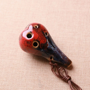 โอคาริน่าเซรามิกรูปทรงหยดน้ำขนาดเล็ก 6 รู สำหรับผู้เริ่มต้นเล่น - Product Image 3