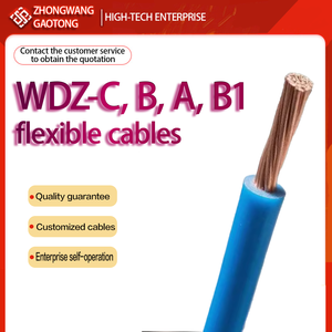 WDZ-C/B/A/B1 Enkeladerige Flexibele Laagrook Zero Halogen Vlamvertragende Koperdraad 450/750V voor Bouwbedrading - Product Image 2