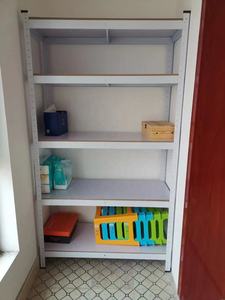 저렴한 5 스틸 코너 선반 차고 선반 REGAL MAGAZANWY 금속 CZARNY 180x90x40cm 875kggs 로드 볼트리스 랙 강력 - Product Image 6