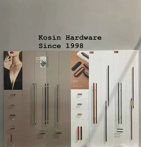 L-2637 Kosin emas nikel disikat dan pegangan pintu lemari krom laci Modern kenop tarik pegangan seng dan kenop - Product Image 6
