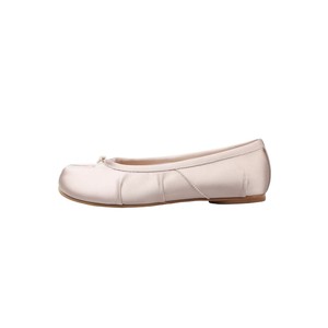 Bailarinas de satén para mujer, con punta redonda, sin cordones, con lazo, estilo elegante, para todas las temporadas, color rosa - Product Image 1