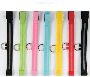 애완 동물 LED 개 목걸이 조정 가능한 플래시 충전 배터리 애완 동물 목걸이 반사 LED 개 애완 동물 목걸이 야간 분리 방지 - Product Image 5