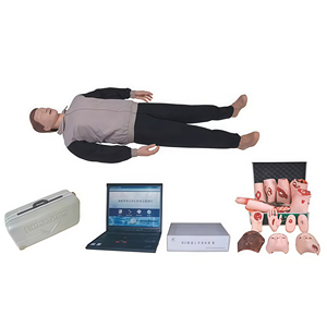 Simulador de RCP y Primeros Auxilios para Traumatismos de Cuerpo Completo, Modelo de Simulación de Heridas Controlado por Software para Equipos de Enseñanza de Emergencias Médicas - Product Image 1