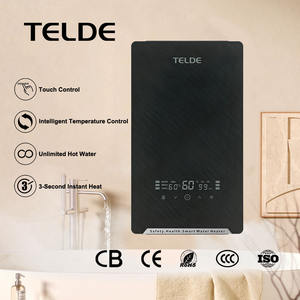 Calentador de Agua Eléctrico <span class=keywords><strong>TELDE</strong></span> Smart Control de 8800W, Clase de Eficiencia Energética, Pantalla LED de Temperatura, Montaje en Pared, Resistente al Agua IPx4 - Product Image 3