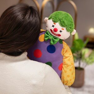 Dễ thương <span class=keywords><strong>Joker</strong></span> gối đồ chơi sang trọng đầy màu sắc <span class=keywords><strong>Joker</strong></span> Vải Búp Bê Búp bê trẻ em hiệu suất hài hước Prop Quà Tặng nữ - Product Image 5