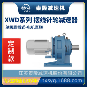 Reductor Cicloidal de Una Etapa Tailong XWD con Motor, Instalación Horizontal, Relación de Reducción 11:1 - Product Image 4
