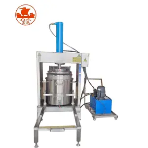 Basket type hydraulic grape juice presser cold lemon coconut meat juice pressing machine