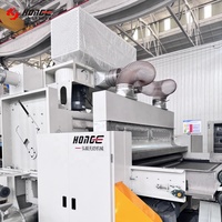 Machine automatique HONGYI HYQL-260 pour la fabrication de feutre à partir de fibres de polyester non tissées, capacité de 600 kg/h, certifiée CE/ISO9001