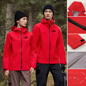 Veste d'extérieur imperméable à capuche coupe-vent respirante pour la randonnée, avec logo personnalisé, pour hommes et femmes, alpinisme, voyage - Product Image 5