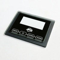 Vidrio Impreso con Forma Especial para Dispositivos con Forma Personalizada, Vidrio con Revestimiento AR AG AF, Vidrio Templado Ultrafino para Interfaz de Control Pequeña