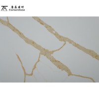 Dalles de pierre de quartz artificiel Calacatta blanc en gros de Cornerstone - Comptoirs de cuisine modernes, imperméables et durables