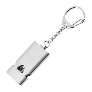 นกหวีดฉุกเฉินแบบพกพาขนาดเล็ก 120 เดซิเบล แบบท่อคู่ เสียงดัง สำหรับตั้งแคมป์ เดินป่า เอาตัวรอด โทรขอความช่วยเหลือ SOS ทำจากสแตนเลส 304 - Product Image 6