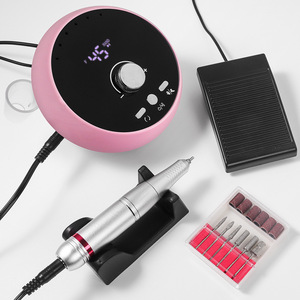Machine à ongles électrique USB portable 45000 tr/min, légère, 6 têtes de polissage pour ongles en gel et acrylique, manucure et pédicure - Product Image 5
